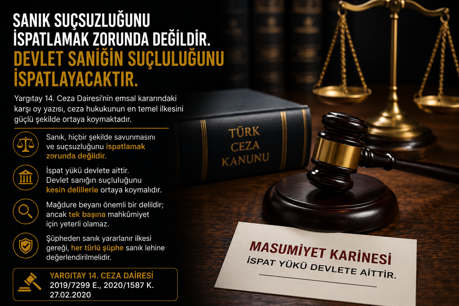 Sanık Suçsuzluğunu İspatlamak Zorunda mıdır